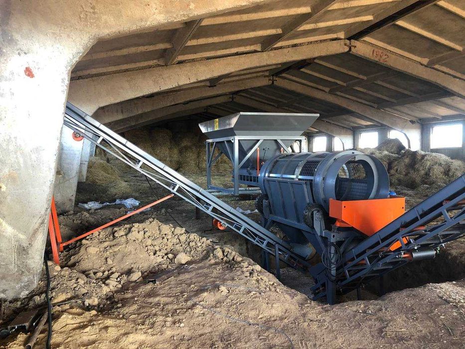 Барабанное сито, вібросито, барабанне сито, просіювач, грохот