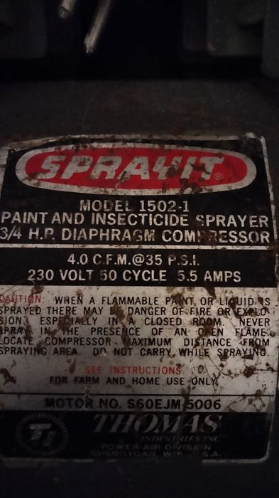 Compressor de limpeza e pintura