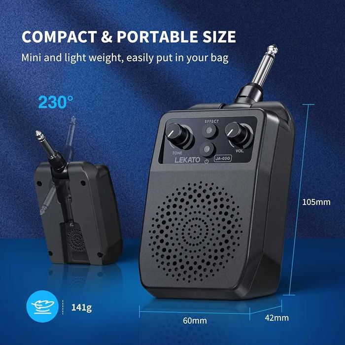 LEKATO Wzmacniacz gitarowy typu plug-in