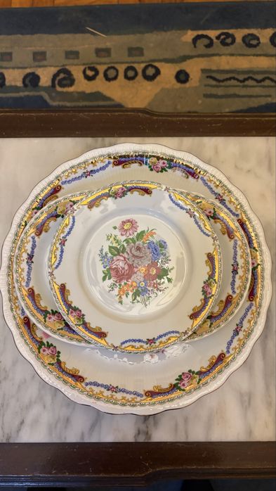 3 travessas procelana  Limoges vintage