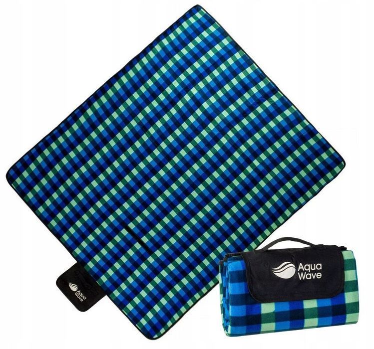 Aquawave Gruby Duży Koc Piknikowy Mata Plaża 150X130Cm