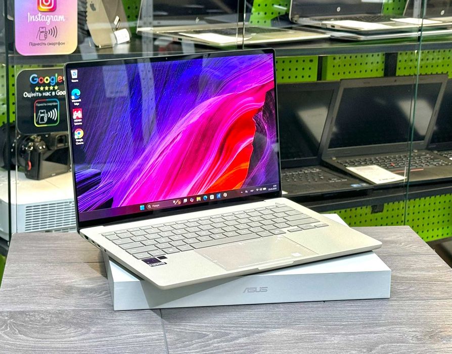 НОВИЙ / Вага 0.98кг / Asus Zenbook A14 UX3407Q / OLED / Snapdragon