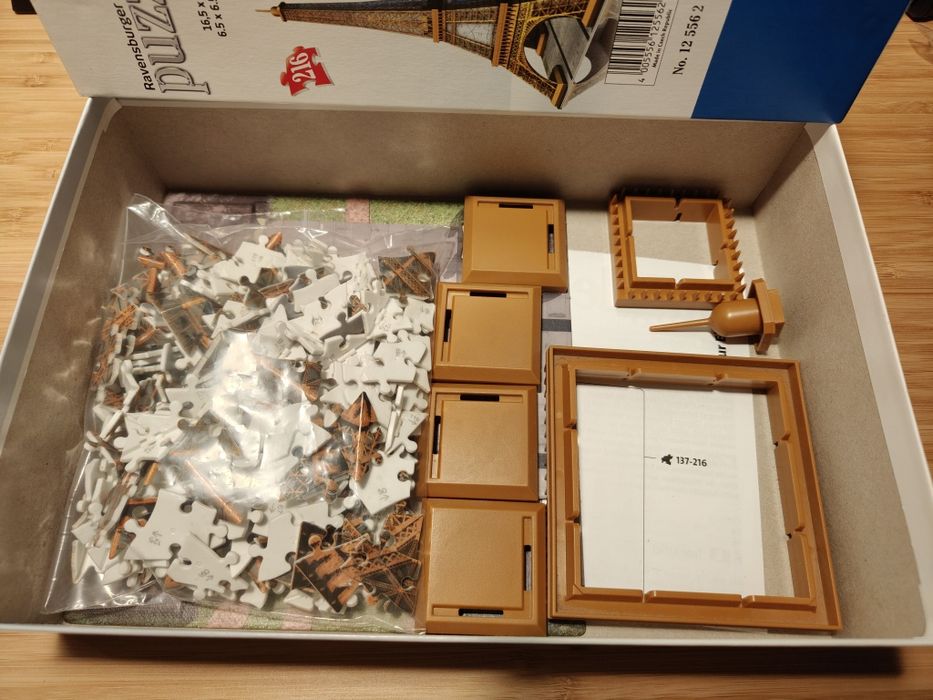 Puzzle 3D - Wieża Eiffla