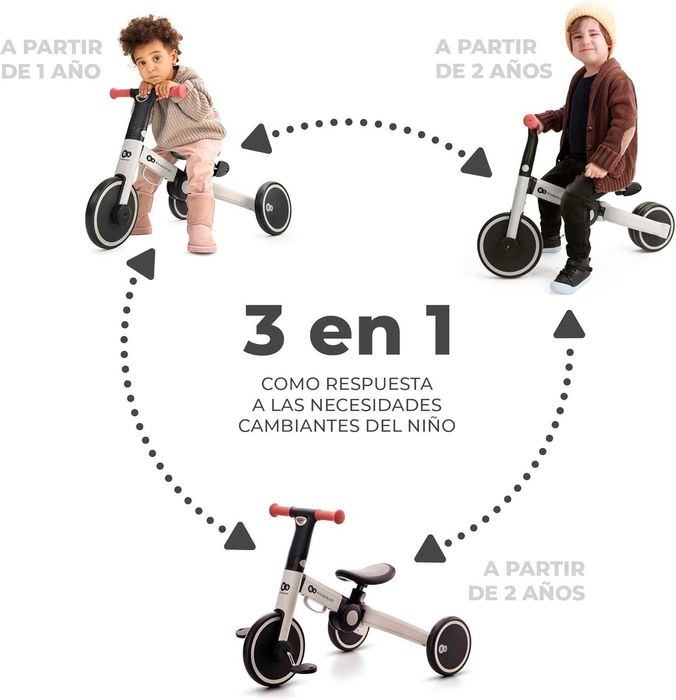 Triciclo bicicleta balance bike evolutivo 4TRIKE 3 em 1