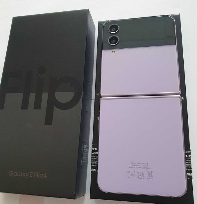 Samsung Z Flip 4 F721B 8/128GB fioletowy stan jak nowy