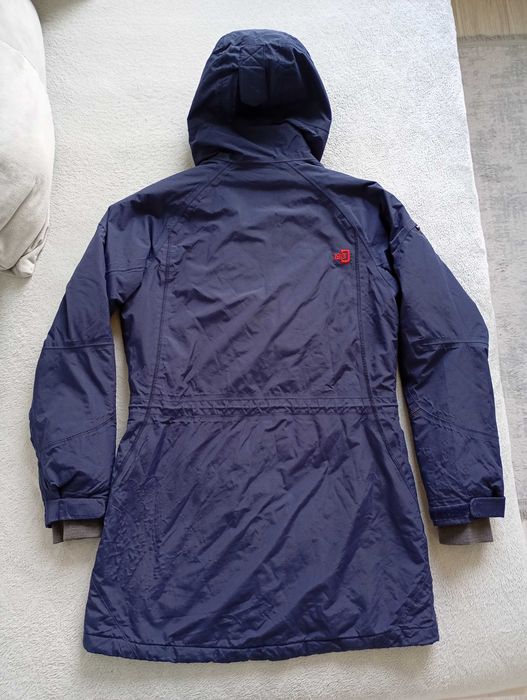 Damska wodoodporna kurtka Didriksons Parka - rozmiar 36 (S), granatowa
