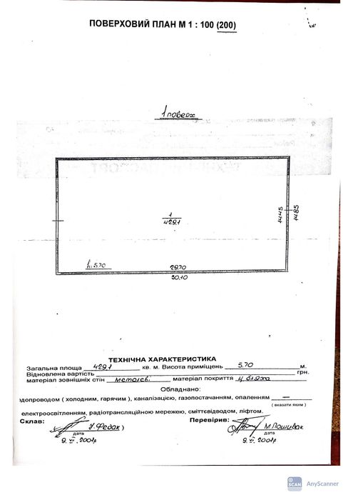 Оренда ангара. Турка. 430 кв м