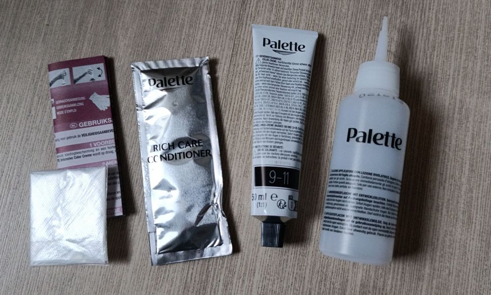 Фарба для волосся "Garnier" і  "Palett"