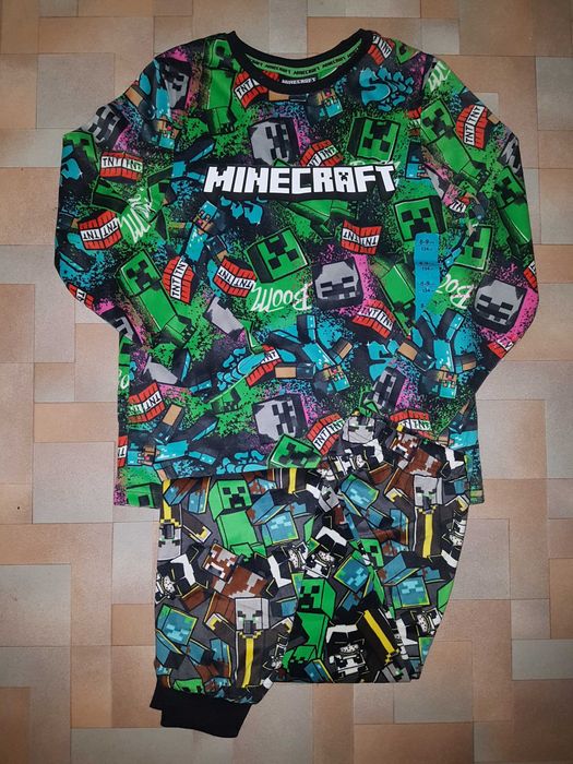 Комплект велюр Майнкрафт, Primark 12-13 лет 158 см Minecraft пижама