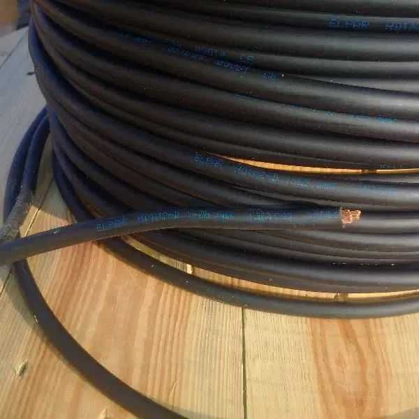 kabel spawalniczy 25mm2  do spawarek, rozruchów 10m