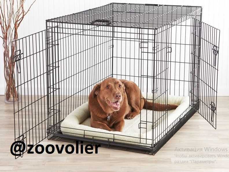 Клітка клетка S-XXL переноска вольєр будка для собак кошки на вирост