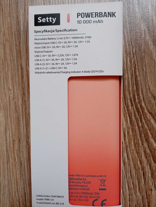 Powerbank 10000 mA