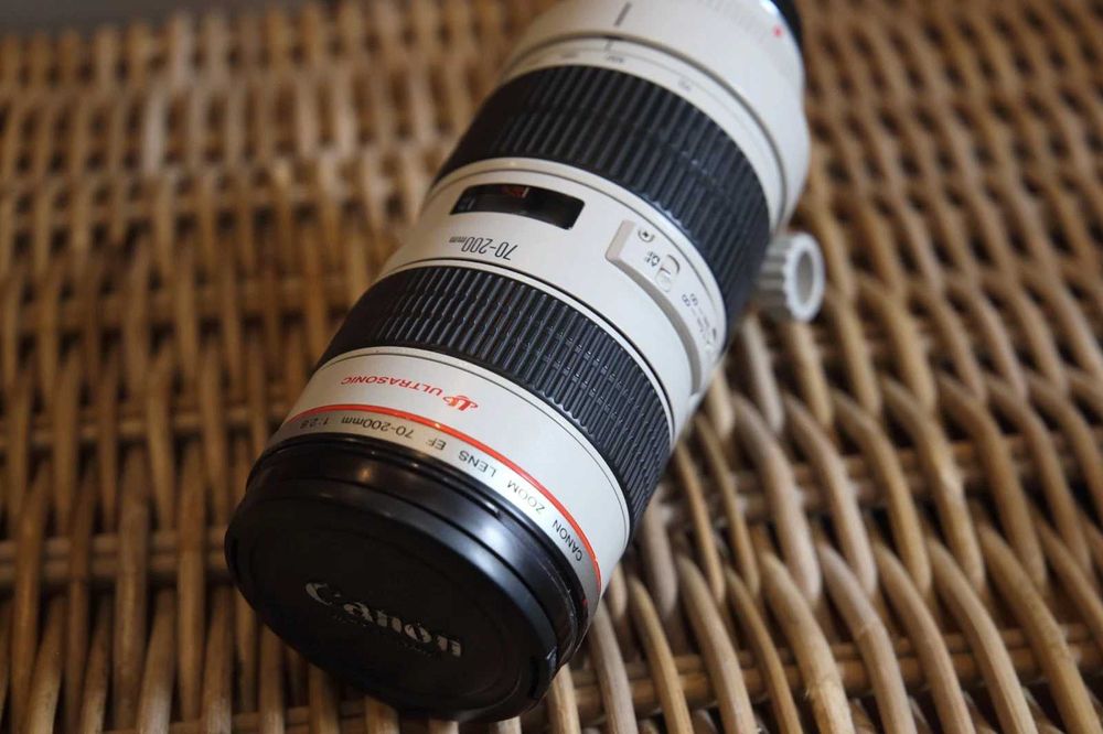 Aluguer Canon 70-200mm f/2.8 L USM lente 200mm f2.8 casamento evento