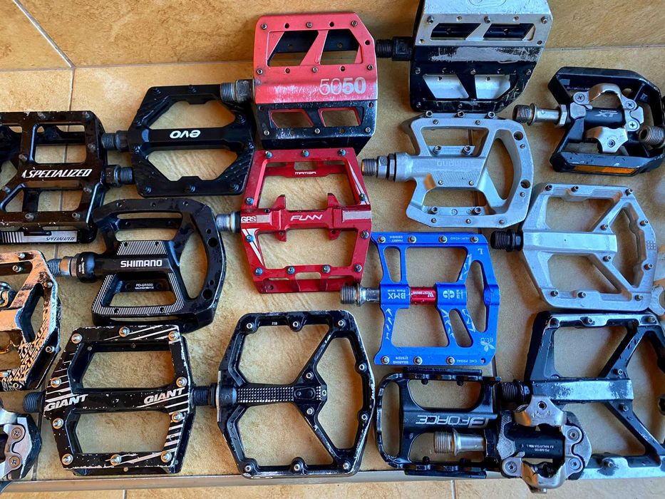 Педалі Shimano DEORE XT, XTR, SAINT, Crank Brothers, CUBE, Specialized