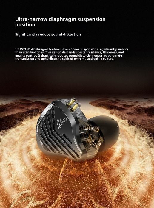 KZ GK Kunten Słuchawki IEM