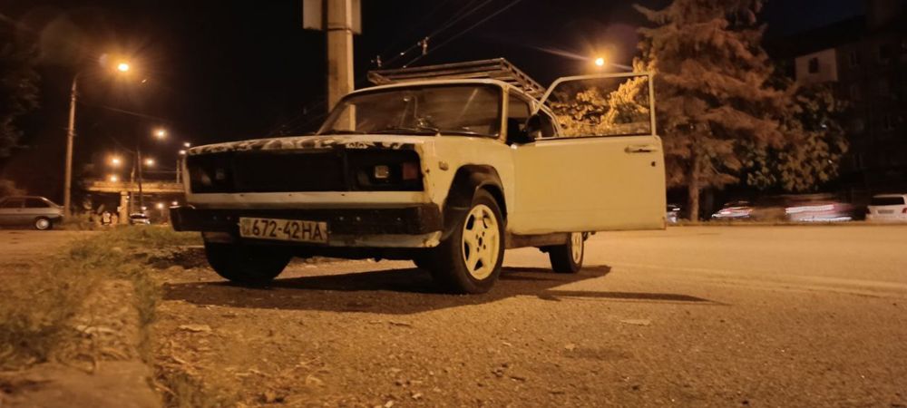 Ваз 2105  корч  на титанах жыгуль