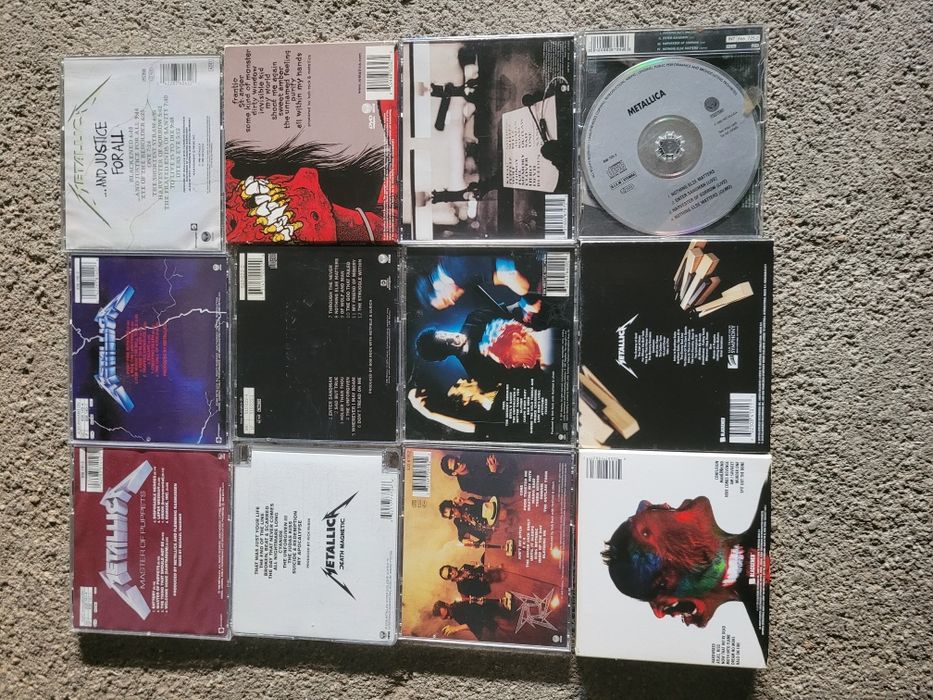12 cds da banda Metallica