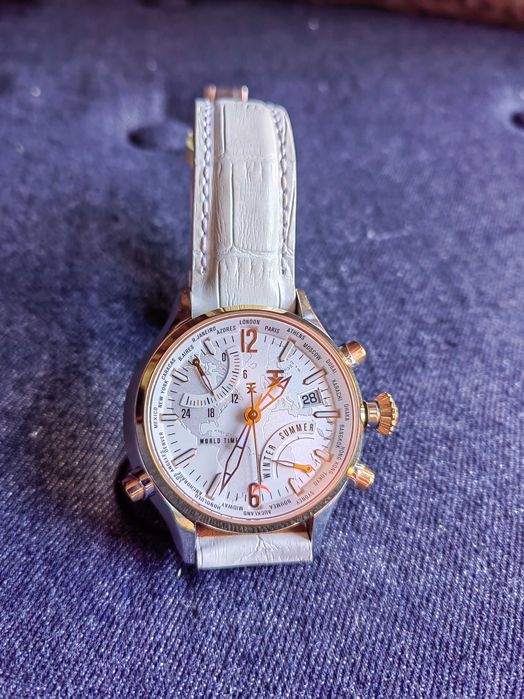 Relogio TX - Hora Mundial - Semi novo