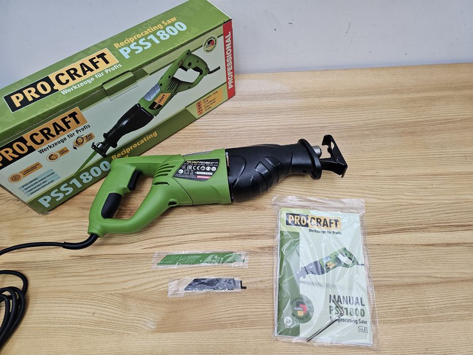 Мощная Сабельная пила ProCraft P1800 115мм Пропил Гарантия 36мес