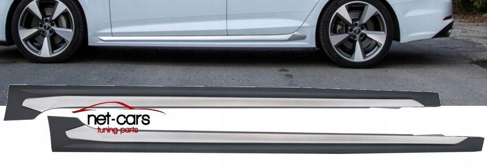 Spoiler Listwy progowe dokładki AUDI A5 F5 16- SPORTBACK Sline S5 RS5