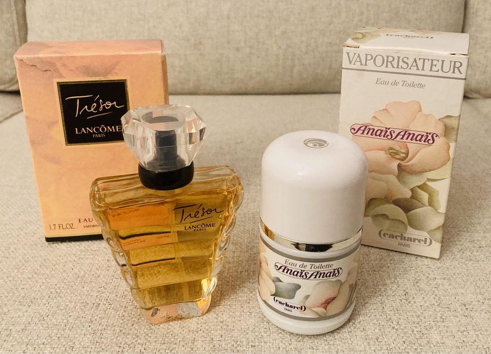Lote de 4 Perfumes originais - Trésor, Anaïs Anaïs, Davidoff, Silences