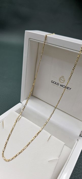 Złoty łańcuszek figaro fantazyjny 585 GOLD MONEY