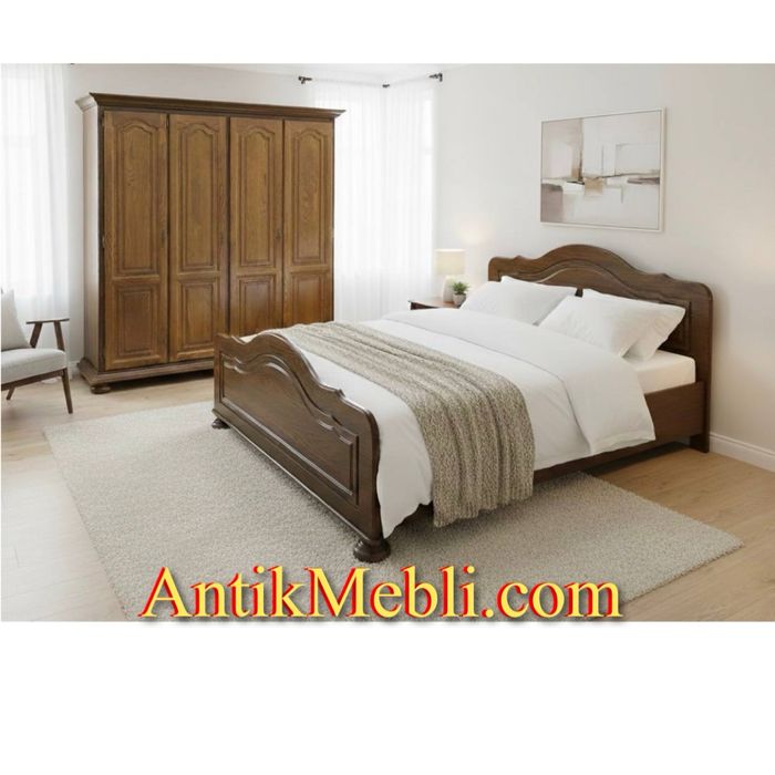 Шафа платтяна дерево шкаф 4139 ліжко дуб кровать 4192