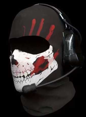 Балаклава. Meromibe чоловіча маска з принтом черепа – повне покриття о