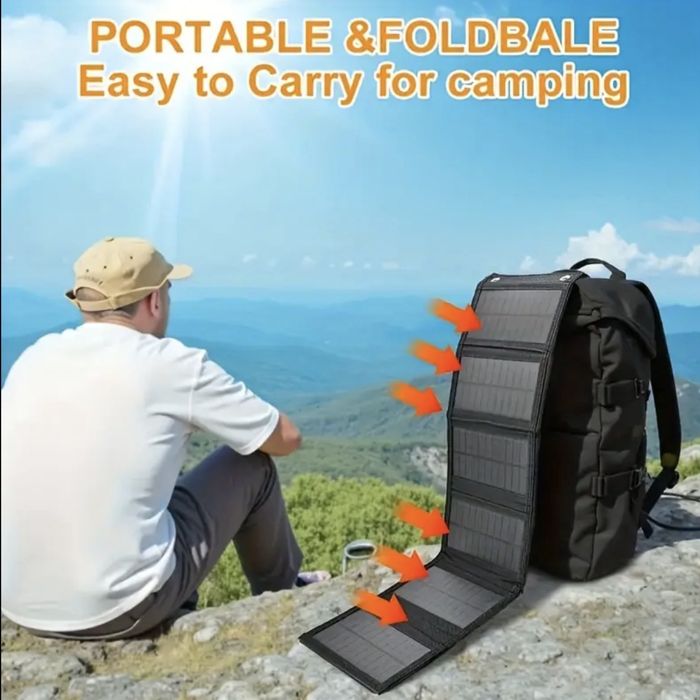 Сонячні панелі 5 секцій 50 w та 6 на 70w