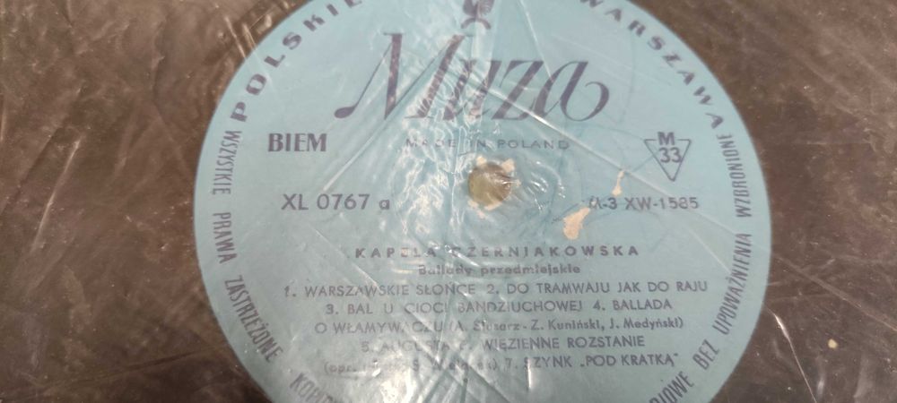 płyta winylowa Kapela Czerniakowska