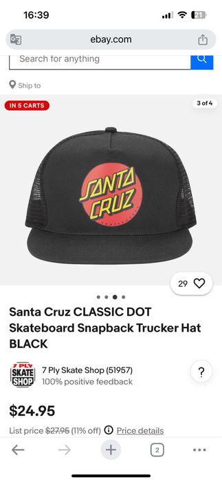 Кепка Santa Cruz