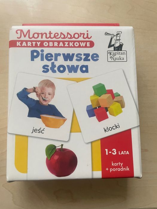 Montessori. Karty obrazkowe. Pierwsze słowa, Kapitan Nauka