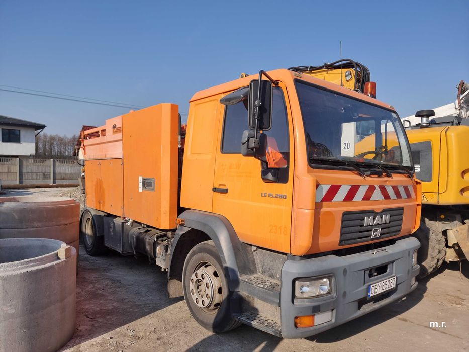 Man Wuko samochód do czyszczenia kanalizacji