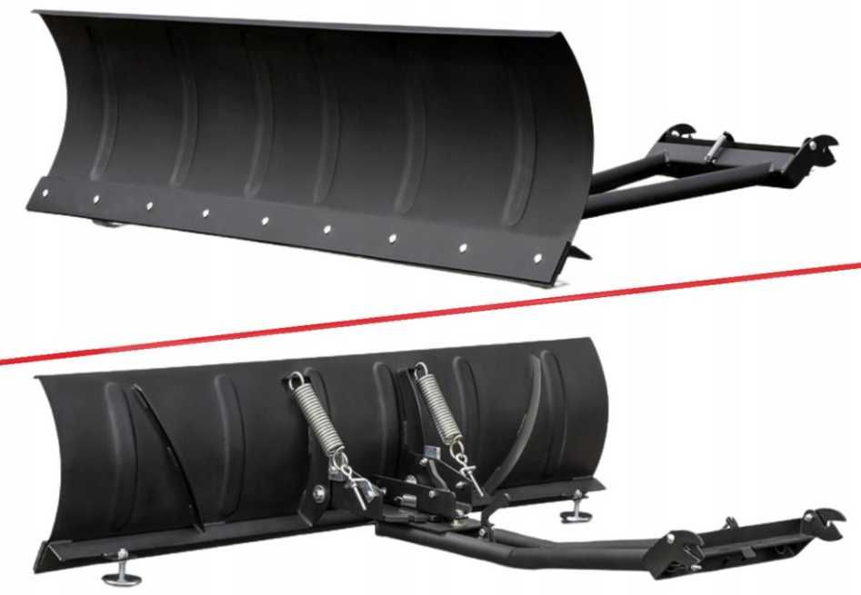 PŁUG/SPYCH STALOWY SHARK 150cm montaż "CLICK" quad atv buggy NOWOŚĆ!