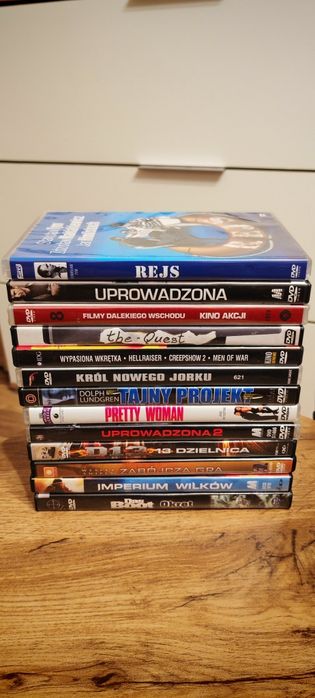 Sprzedam 110 filmów na DVD, różne tytuły !!!