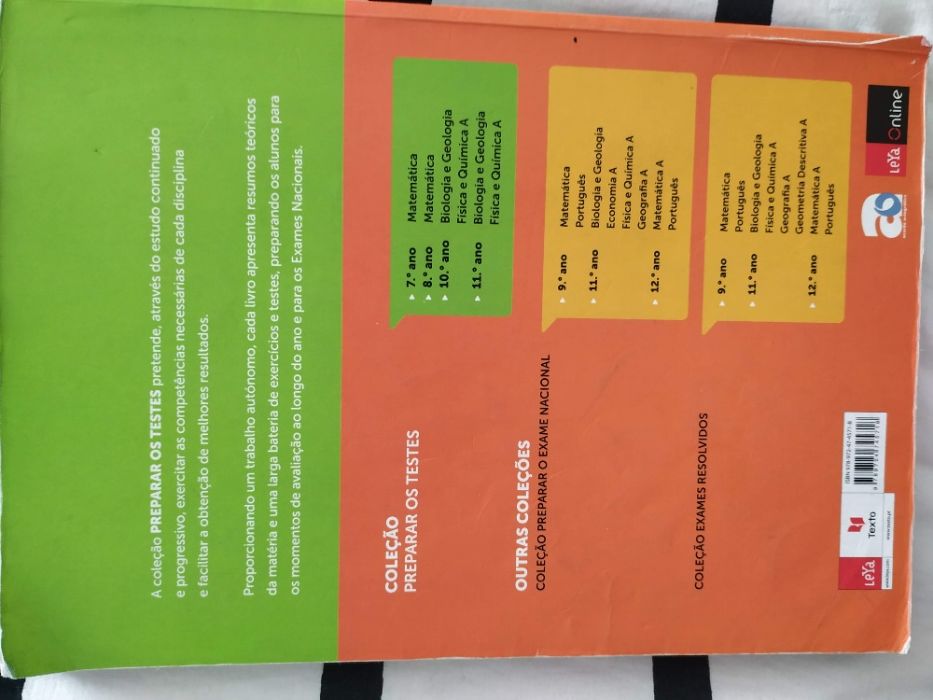 Livro preparação de exame/teste Fisica-Quimica A