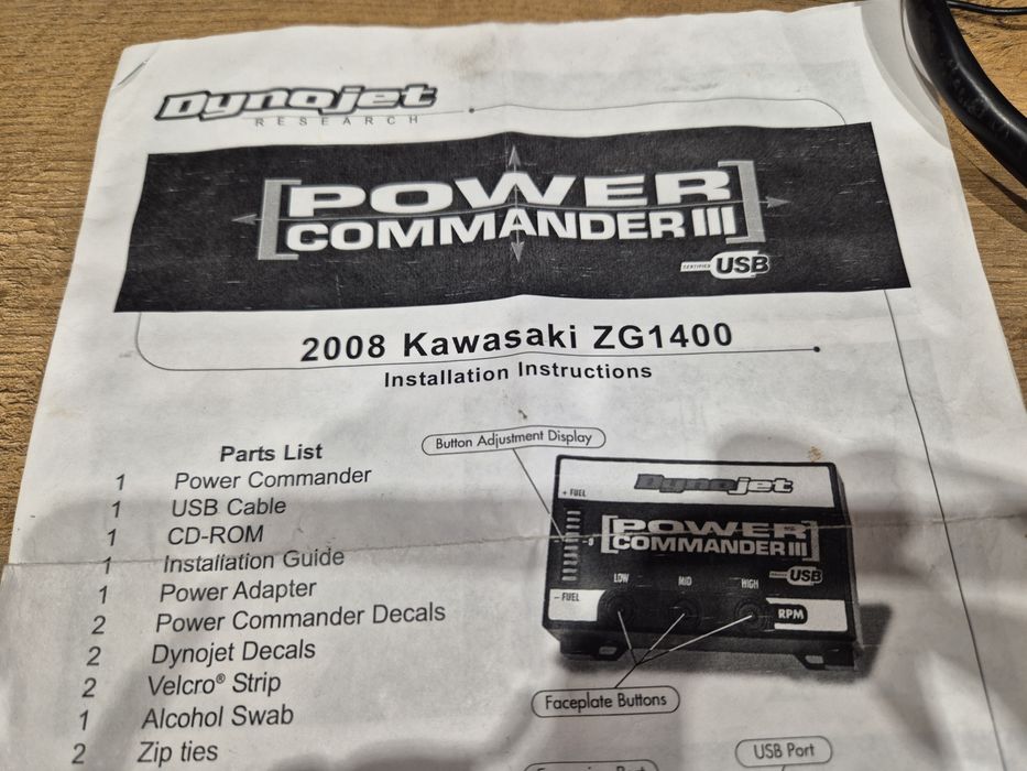 Power commander III Kawasaki.