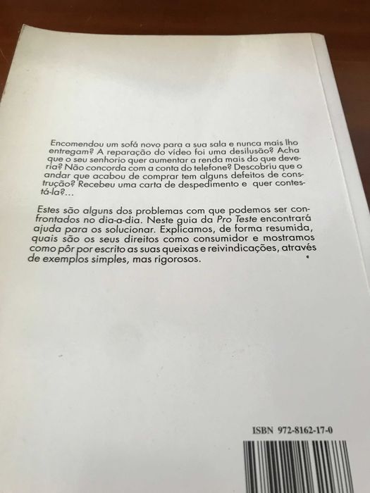Livro/Guia "180 Modelos de Cartas" - Edições DECO Proteste