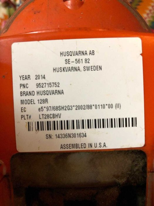 Husqvarna Motoroçadora 128 R