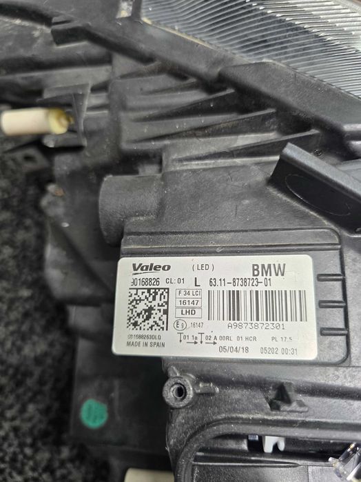 Farol Bmw Serie 3Gt F34 Led Lci