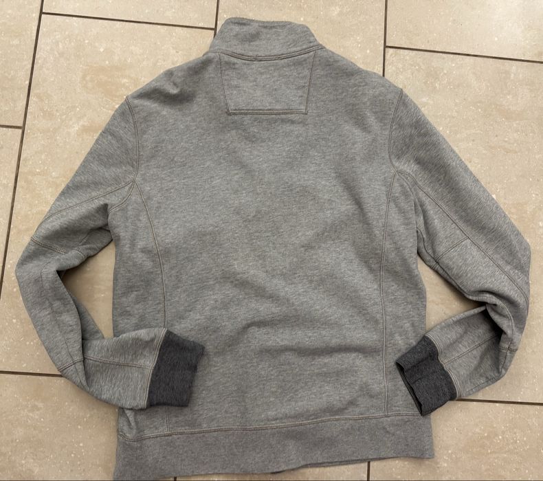 Hugo Boss szara zip fleece rozpinana markowa bluza męska M extra stan