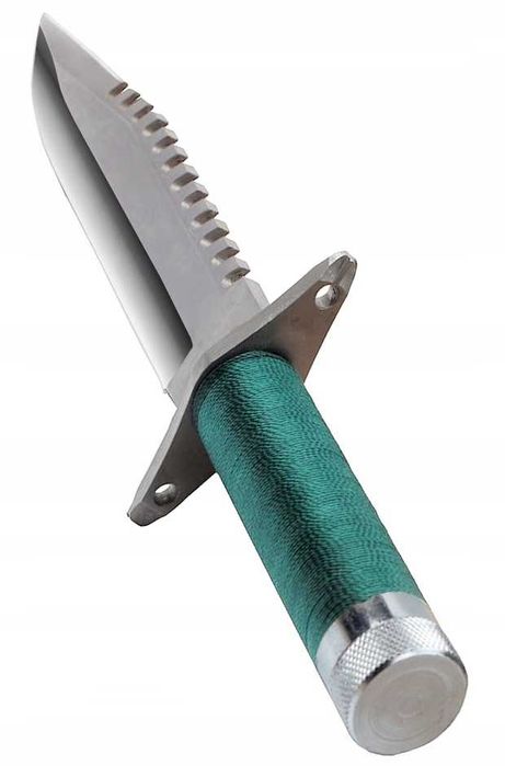 JOHN RAMBO Ⅰ Nóż Taktyczny ⇒ Myśliwski Wojskowy Z Kaburą 35cm Replika