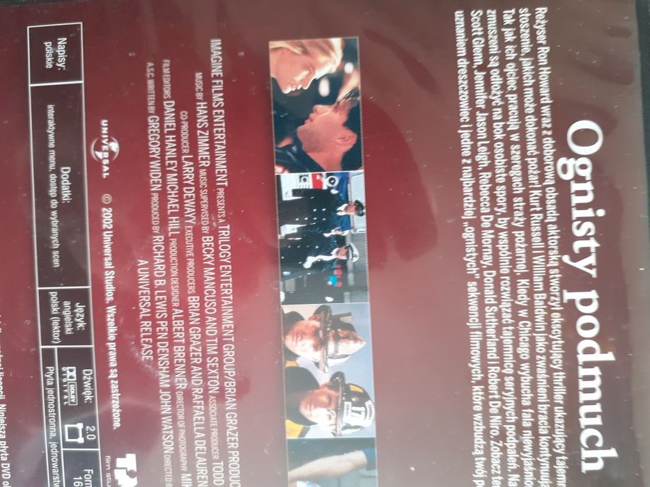 Ognisty podmuch - film na DVD.