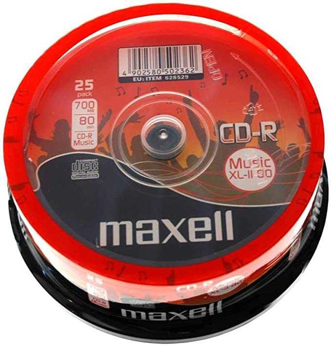 Płyty 25 Maxell CD-R 700 MB
