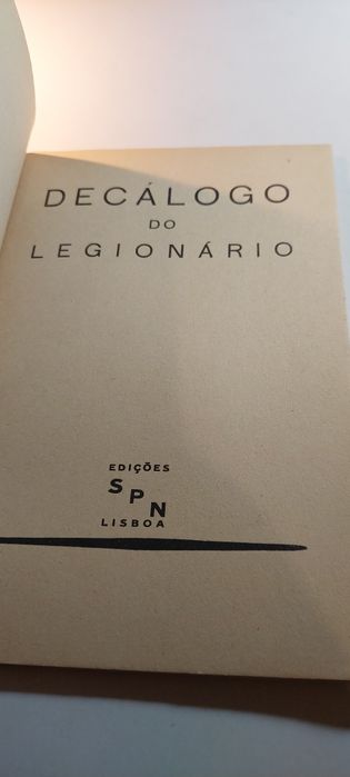 Decálogo do Legionário (Edições SPN)