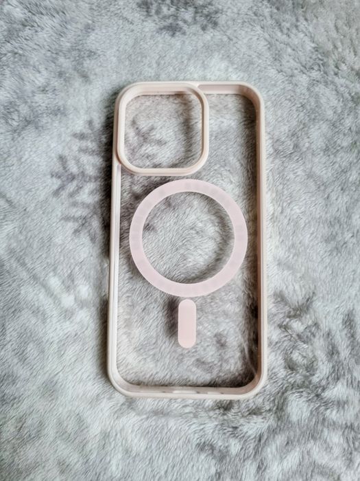 Etui plecki case iPhone 16 Pro | pudrowy róż | jak nowe