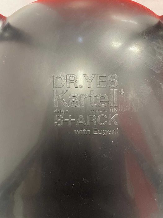 Krzesło Dr. Yes Kartell Philipp Starck i Eugen Quitllet czarne 2 szt.