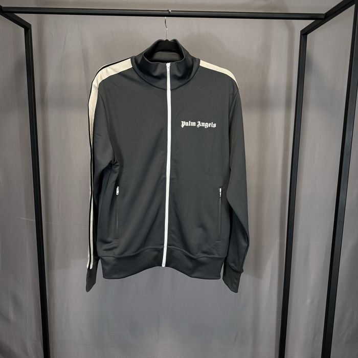 Palm Angels Zip Hoode Grey