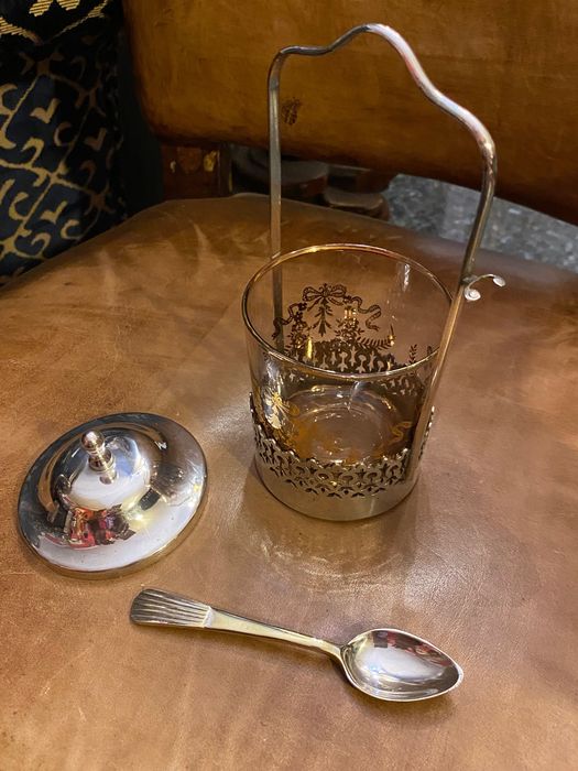 Compoteira Casquinha Prata Centenária 16 cm Art Déco