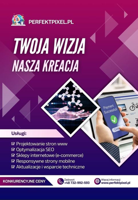 Strony internetowe. Szybko i tanio. Aplikacje biznesowe.